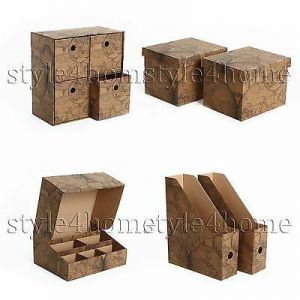    BEAUTIFUL Decorative DRAWER Storage BOXES Home ORGANISER GIFT Box Case OLD MAP