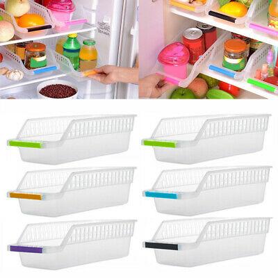 Shop&More    Kitchen Fridge Space Saver Organizer Slide Under Shelf Rack Storage Holder L0Z0